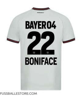 Günstige Bayer Leverkusen Victor Boniface #22 Auswärtstrikot 2023-24 Kurzarm